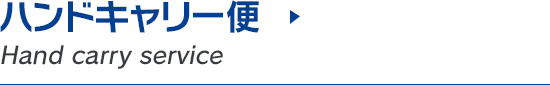ハンドキャリー便